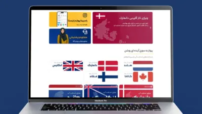 طراحی وب سایت هلدینگ راسپینا مهاجر