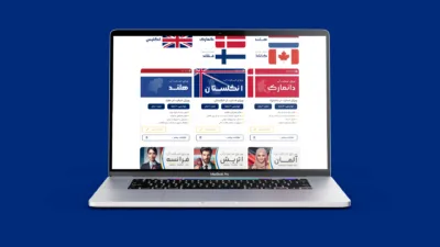 طراحی وب سایت هلدینگ راسپینا مهاجر