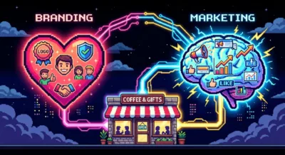 تفاوت برندینگ و مارکتینگ چه تفاوتی دارند؟ یک توضیح ساده، کاربردی و کاملاً عملی