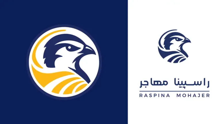 طراحی لوگو راسپینا مهاجر