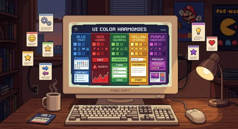 نقش رنگ‌ها در احساسات کاربر: روان‌شناسی رنگ در طراحی وب